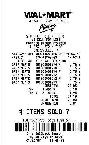 We provide aggregated results from you can easily access information about heb grocery receipt tax codes by clicking on the most. The Jhonen WalMart Receipt by Morada on DeviantArt