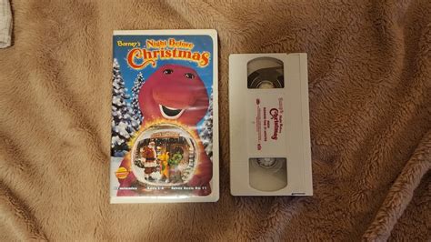 Openingclosing To Barneys Night Before Christmas 1999 Vhs 2000