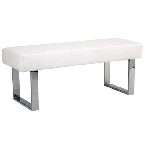 White Luxury Bench For Bedroom Dining Room Living Room Seat Modern