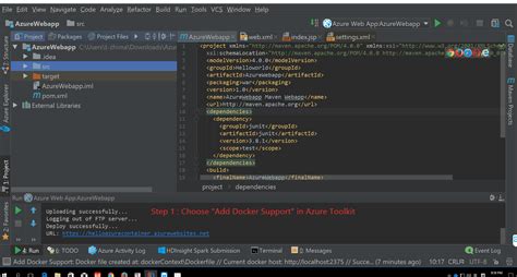 Intellij Community Edition 1 Click To Run Java Containers On Azure