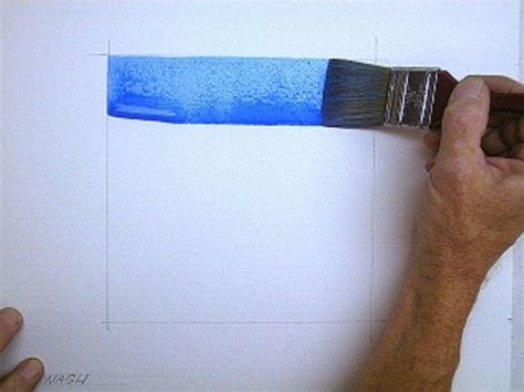Watercolor wash using tombow brush pens. Fully Explained: Watercolor Technique For Graded Washes