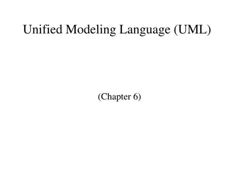 Ppt Unified Modeling Language Uml Powerpoint Presentation Free