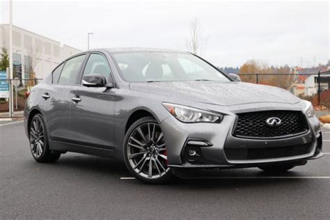 Certified Used 2021 Infiniti Q50 Red Sport 400 For Sale Tacoma Wa