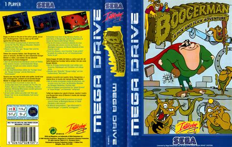 Captain Williams Sega Mega Drivegenesis Boogerman A Pick And