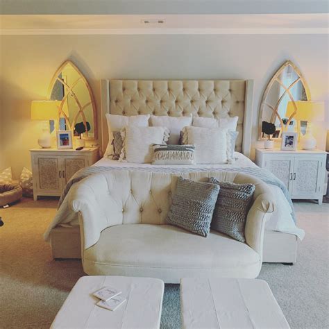 Welcome to our farmhouse bedrooms photo gallery showcasing multiple bedroom ideas of all types. Farmhouse/glam master bedroom (With images) | Glam master ...