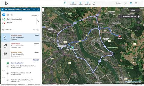 Auto zu fuß fahrrad öffentliche verkehrsmittel. Bing Maps: Das alles kann Microsofts Google Maps-Alternative