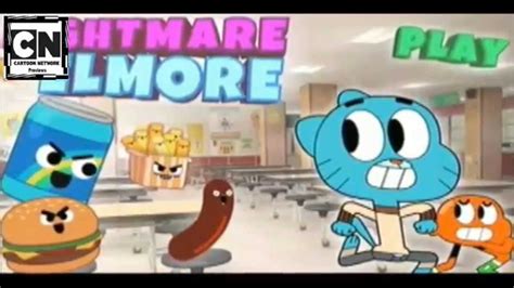 Preview Of The Amazing World Of Gumball Nightmare In Elmore Game By