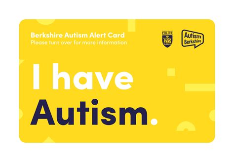 Berkshire Autism Alert Card Gets New Look As Scheme Expands Scope