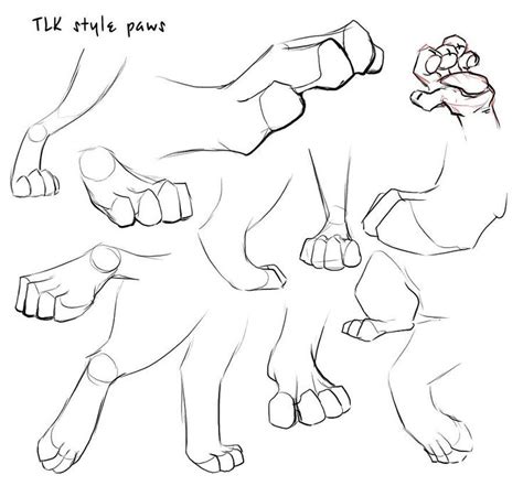 How To Draw Furry Paws