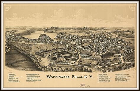 This Item Is Unavailable Etsy Wappingers Falls Panoramic Map