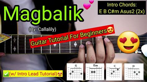 Magbalik Callalily Super Easy Chords😍 W Intro Lead Tutorial