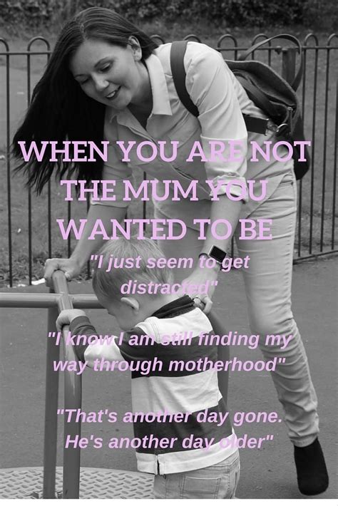 When you are not the mum you wanted to be. Can you relate ...
