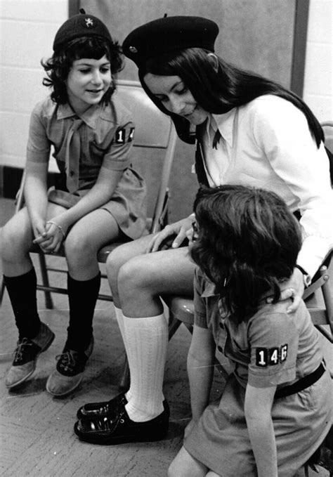 Girl Scouts Of The Usa Archival Item Girl Scouts Socialize With A Ecuadoran Girl Guide Arc