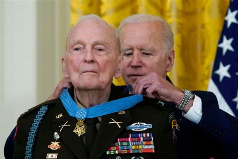 Biden Bestows Medal Of Honor On Korean War Veteran