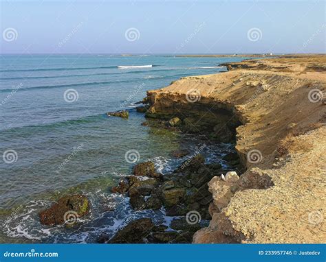 Atlantic Ocean Coastline In Cape Verde Stock Photo Image Of Break