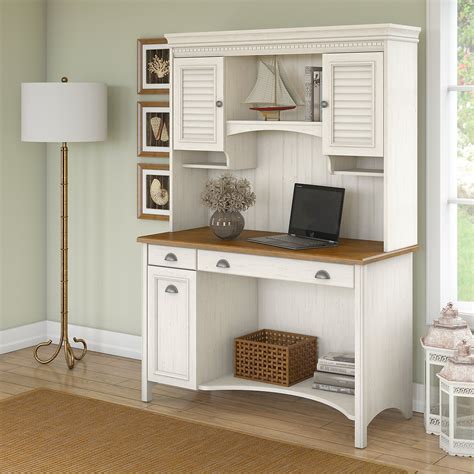 Bush Furniture Fairview Computer Desk With Hutch And Drawers