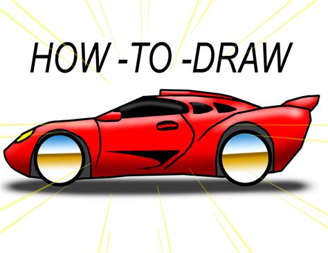 How To Draw A Race Car For Kids