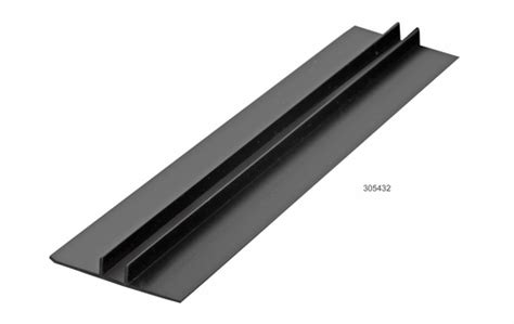 Pvc Expressed Jointer Mould Black 60mm X 3000mm Agnew Building Supplies