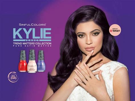 sinful colors kylie jenner beauty ad