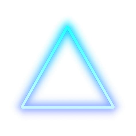 Triangle Blue Glow Light Shape Cool Background Images