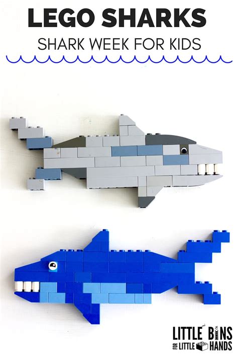 Lego Sharks Building Activity For Shark Week