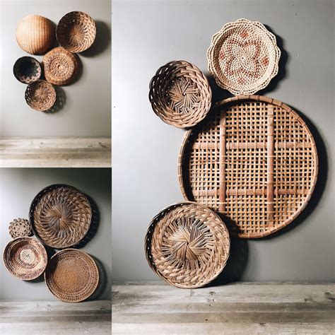 Arranging Baskets For A Stunning Wall Display
