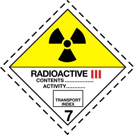 OnlineLabels Clip Art - ADR pictogram 7c-Radioactive