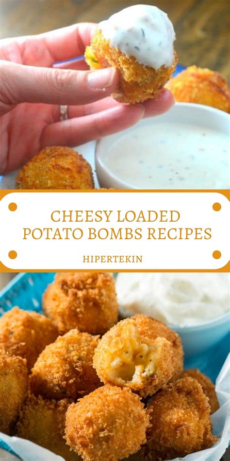 Cheesy Loaded Potato Bombs Recipes Hipertekin My Recipe Magic