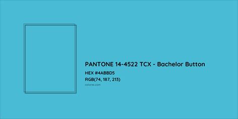 About Pantone 14 4522 Tcx Bachelor Button Color Color Codes