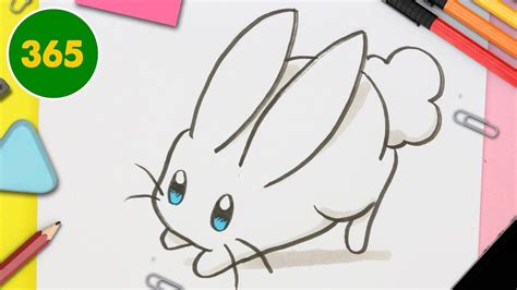 Quand tout est dit et fait, votre lapin doit ressembler à celui c'est trop facile j'adore merci a la personne qui nous a aider et appris a dessiné je vous laisse essayer. COME DISEGNARE coniglio Kawaii - come disegnare un animale ...