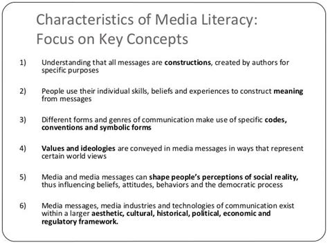 Media Literacy And Visual Competence