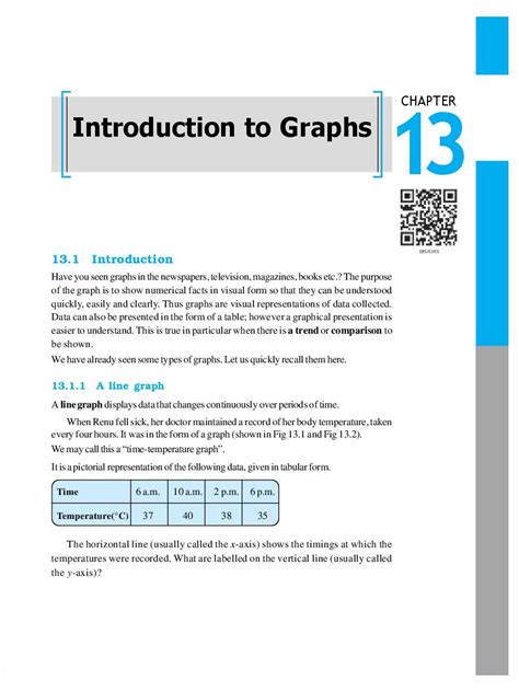 Ncert Book Class 8 Maths Chapter 13 Introduction To Graphs Pdf New 2023 24 Oneedu24