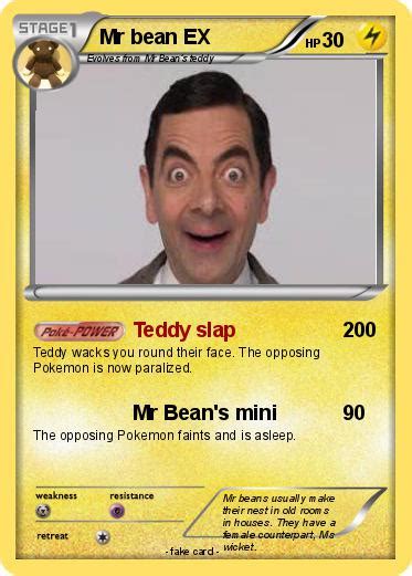 Pokémon Mr Bean Ex 4 4 Teddy Slap My Pokemon Card