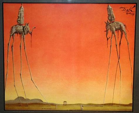 Salvador Dali The Elephants Salvador Dali Artist Dali Paintings
