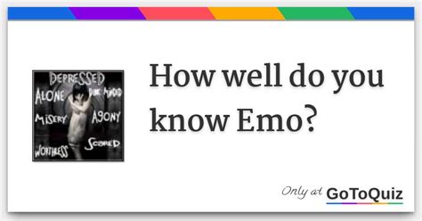 How Well Do You Know Emo