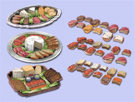 Cheese And Meat Trays By Exnem Liquid Sims