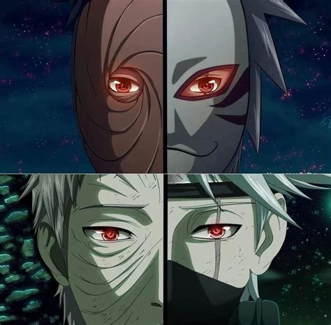 Then And Now Obito And Kakashi Anime Naruto Naruto Shippuden