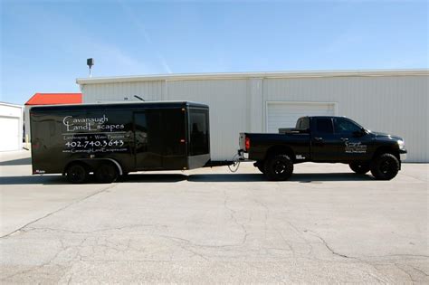 lets see your lettered enclosed trailers | Enclosed trailers, Lawn care business, Luxury landscaping
