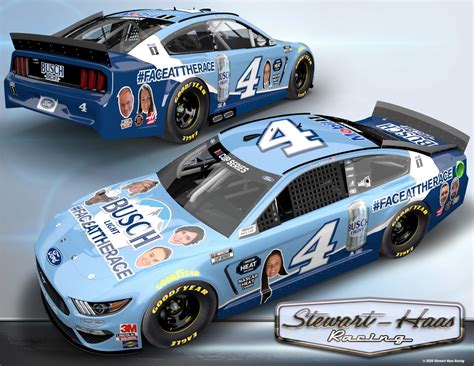 Busch Light #FACEATTHERACE scheme for Kevin Harvick at Charlotte Motor