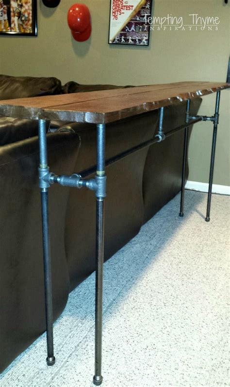 To build amazing diy pipe furniture, you need a certain level of welding and joinery skills. DIY Industrial Pipe Table! | tempting thyme