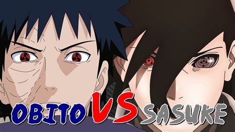 Obito Vs Sasuke Batalha Uchiha Youtube