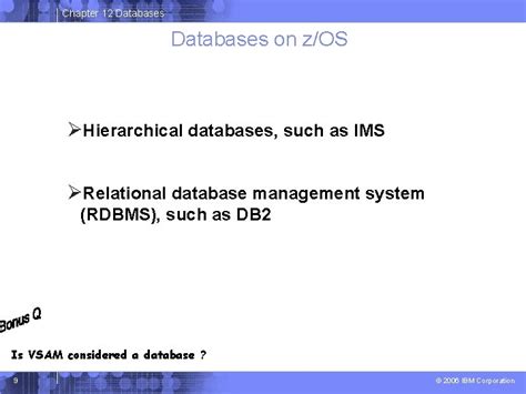 Introduction To Zos Basics Chapter 12 Database Managers