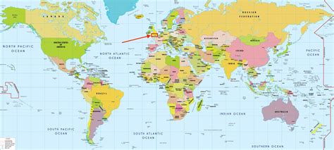England On World Map England Map World Know Where