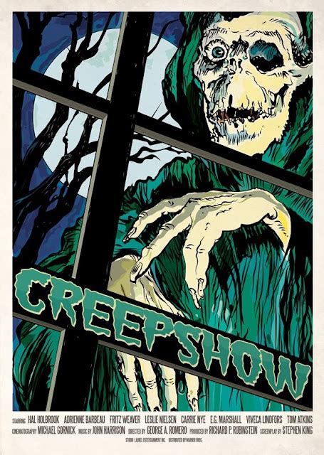 The Horrors Of Halloween Creepshow 1982 Artwork Poster Collection