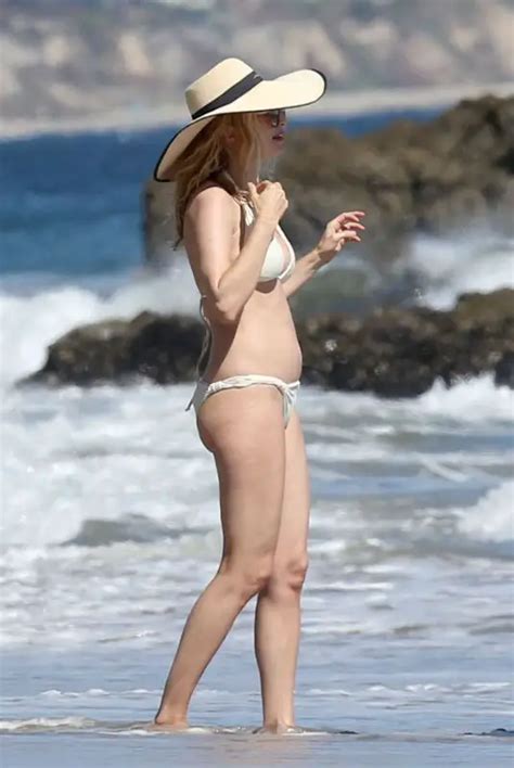 HEATHER GRAHAM In Bikini At A Beach In Malibu 06 08 2020 HawtCelebs