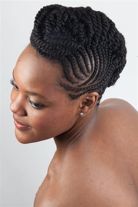 This style which is also known as straight backs is considered as the best protective style for women who have naturally curly hair. - Cornrow Twist Up do $125 Hair is shampooed conditioned ...