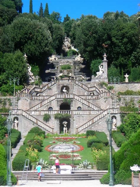 Villa Garzoni Garden San Gennaro Collodi Italy Collodi Is The Right