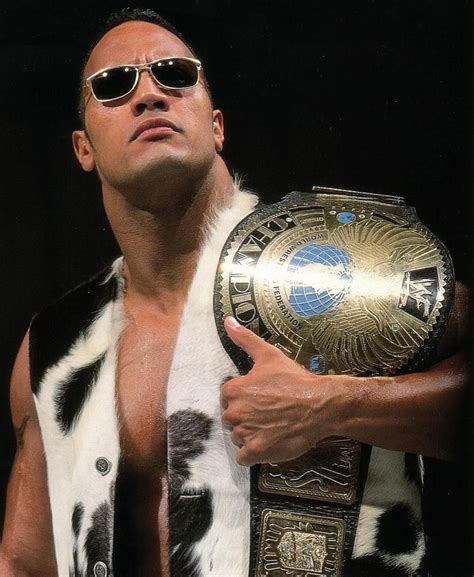 The Rock Wwf Champion 2000 Wwe The Rock The Rock Dwayne Johnson