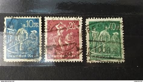 Rare 102040pf Pfennig Germany Empire Deutsche Reich 1920s Stamp