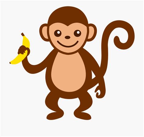 Brown Monkey Clipart Monkey Clipart Transparent